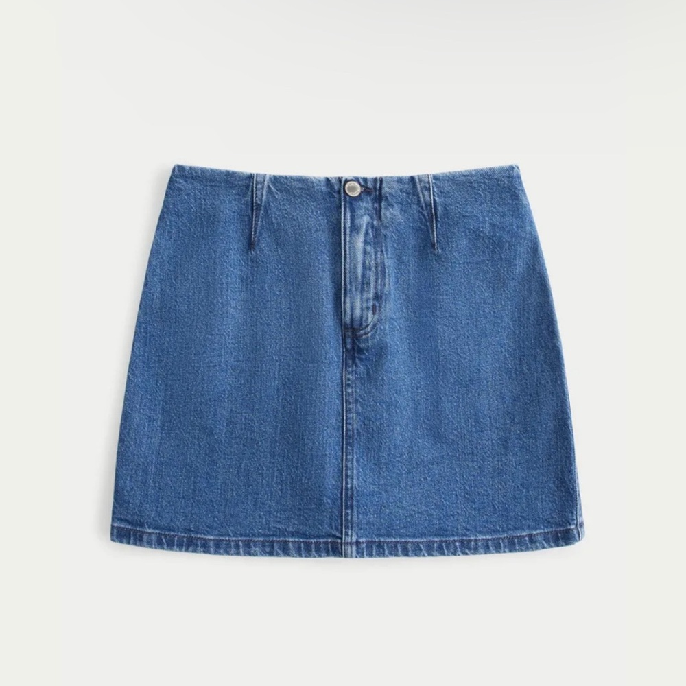 Hollister jean skirt